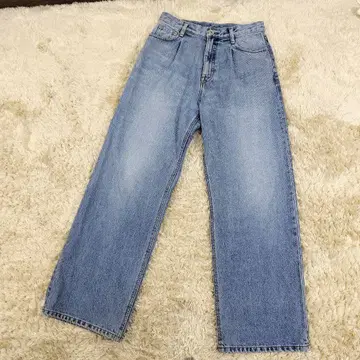 완판템 EVERYDAY I LIKE. 턱 배기 데님 팬츠 와이드