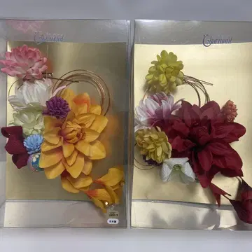 성인식용 머리 장식 2개 세트