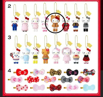 헬로키티전 시크릿 마스코트 참 A 곰 수트