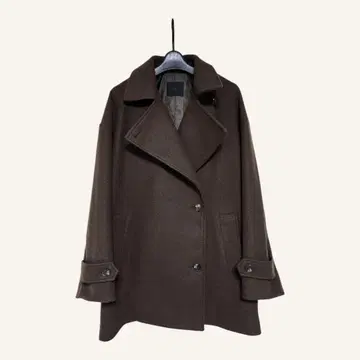 KBF 25AW 빅 칼라 미들 코트