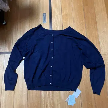 네이비 긴팔 스웨터 38 사이즈