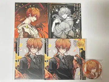 야츠바네의 음양사 이즈모 엽서 애니메이트 특전 미니 색지 캔뱃지