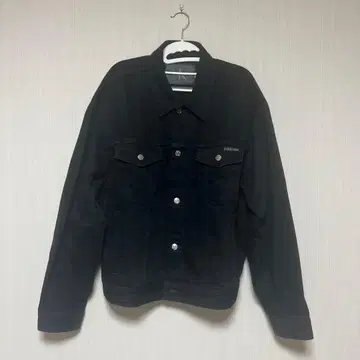 Calvin Klein 블랙 데님 자켓