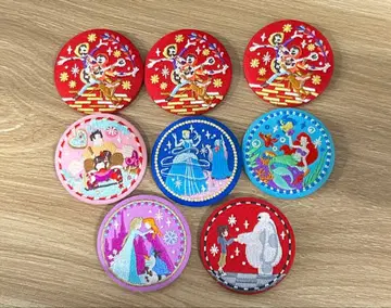 디즈니 프린세스 자수 배지 8개 세트 반다이