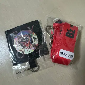 B'z FYOP 가챠 폰탭 블랙&넥스트랩