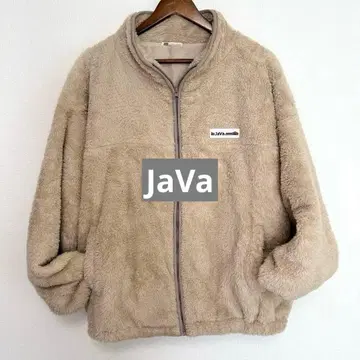 JaVa 자바 플리스 자켓 L 사이즈 베이지