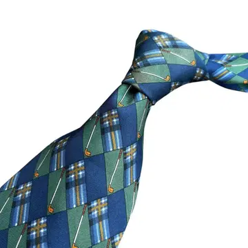 던힐 최고급 실크 넥타이 골프