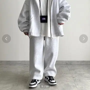 y/m by MIHO 맨투맨 조거 팬츠