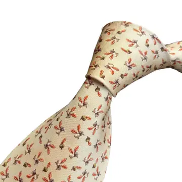 [ 새상품급 ] 페라가모 최고급 실크 넥타이 올 패턴 보타니컬