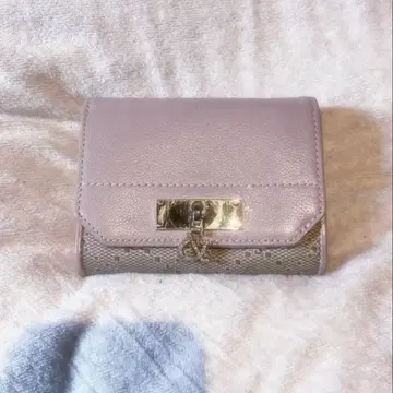 Pinky&dianne 이단 접이식 지갑 핑크