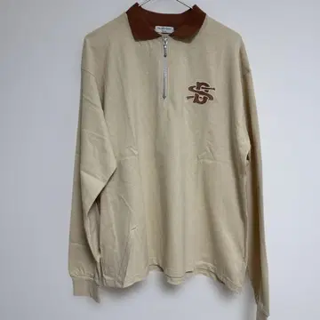 하프 지퍼 피케 셔츠