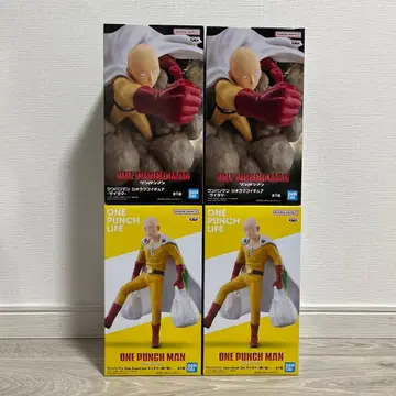 원펀맨 사이타마 피규어 4체 세트