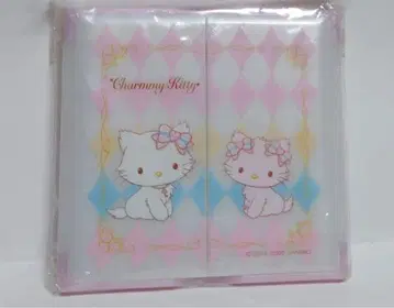 [새상품급] 헤이세이 레트로 산리오 키티 챠미 키티 삼면 컴팩트 거울