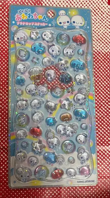 [미개봉 새상품] 아와와짱 푸치 드롭 스티커 씰 카미오 재팬