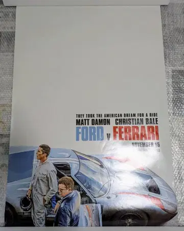 포드 vs 페라리 US 오리지널 포스터 양면 프린트