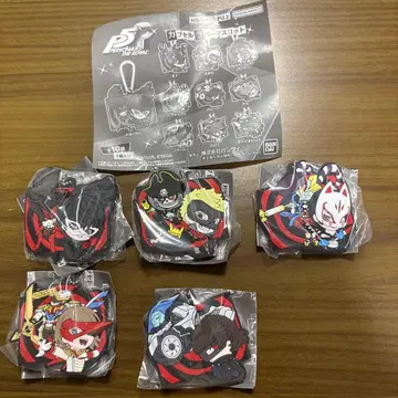 페르소나 5 러버 키링 5종 세트 판매