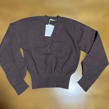 브라운 어깨 트임 긴팔