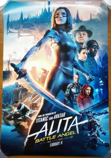 알리타: 배틀 엔젤 US 오리지널 포스터 양면 프린트