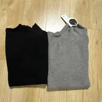 멜티 하이넥 아제 풀오버 2세트