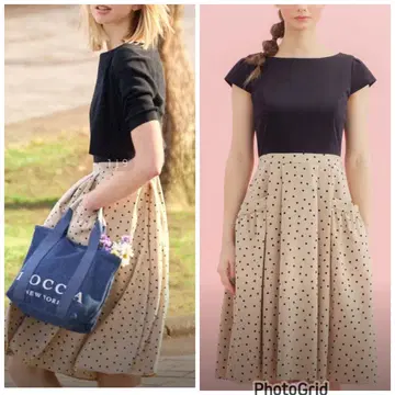 2025년 TOCCA 도킹 원피스 절개 원피스 사이즈 6