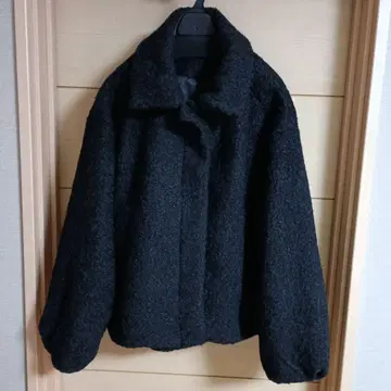 클래식 엘프 보아 자켓 M 사이즈 블랙