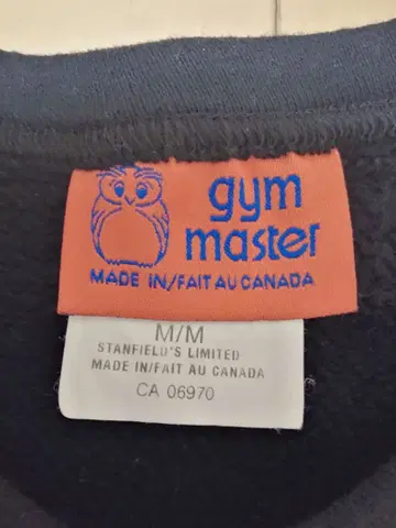 gym master 트레이닝복 M 사이즈 캐나다제