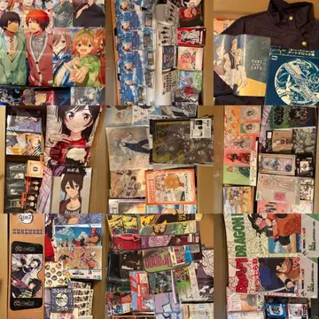 애니메이션 캐릭터 굿즈 묶음 판매