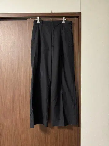 Casper John 블랙 와이드 팬츠