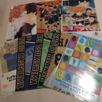 하이큐 클리어 파일 묶음 판매