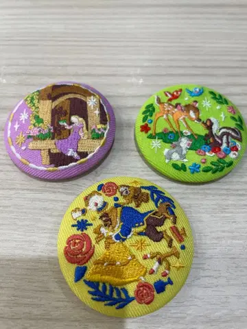 디즈니 자수 캔뱃지