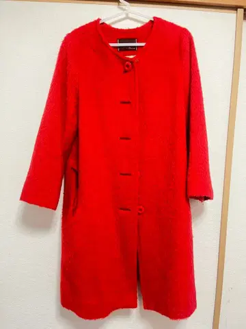 nonsens 여성용 코트 빨간색