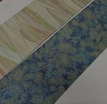 No.1784 순수 실크 쓰무기 반폭 오비 헤코 오비 핸드메이드