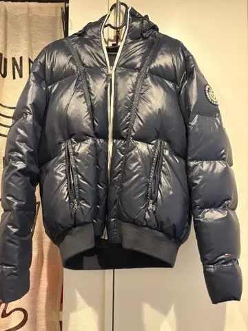 TOMMY HILFIGER 네이비 다운 자켓 L