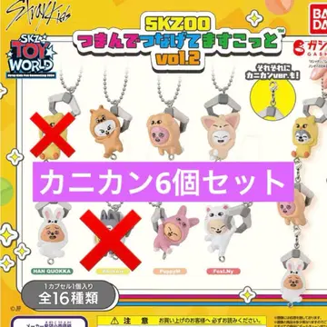 SKZOO 츳만데츠나게테마스코토 vol.2 카니칸 6종 세트