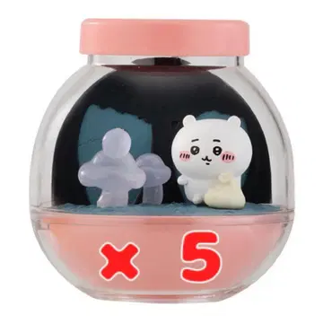 캡슐리움 치이카와 (먼작귀) 채집 나가노 버섯 핑크 가샤폰 피규어