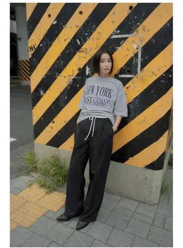 ZARA 더블 허리 와이드 레그 팬츠