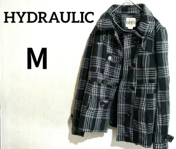 HYDRAULIC 더플 코트 [ M ] 체크 무늬