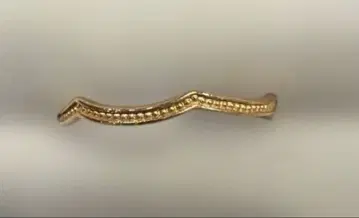 에테 K10YG 밀우치 웨이브 핑키링