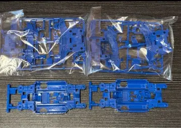 할인 불가. 타미야 미니 사륜구동 MS 섀시 블루 2세트