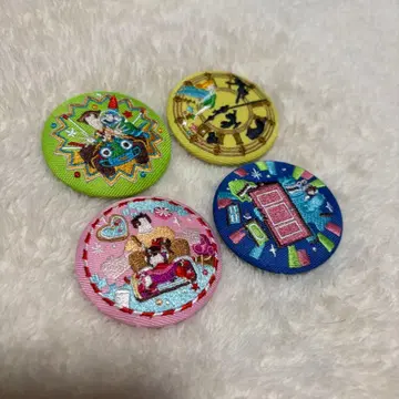 Disney Characters 자수 캔뱃지 비스킷 2