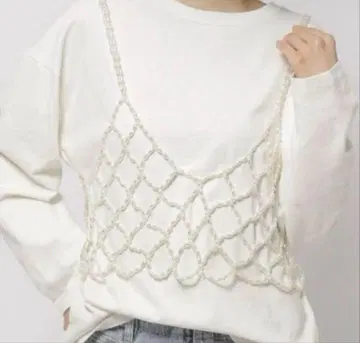 니코앤드 - 2WAY 비즈 뷔스티에 F