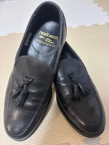 바니스뉴욕 태슬 로퍼 블랙 uk7 25.5~26.0