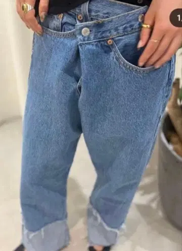 바빌론 BABYLONE 리메이크 데님 프리 사이즈