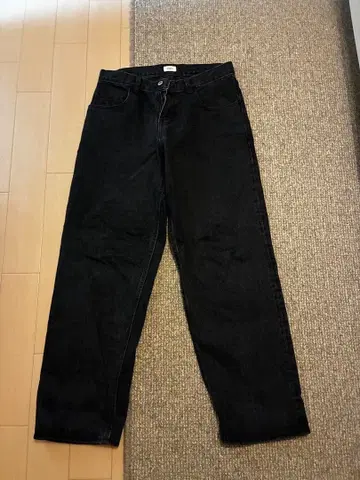 CIOTA (시오타) 블랙 수빈 코튼 13.5oz 배기 데님