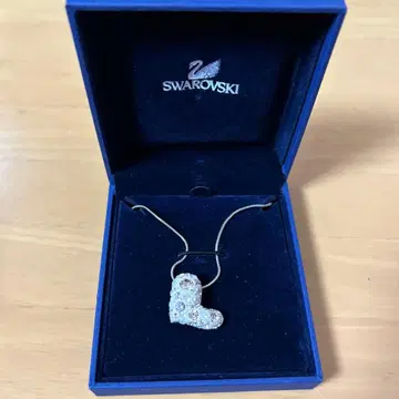 Swarovski 하트형 크리스탈 목걸이