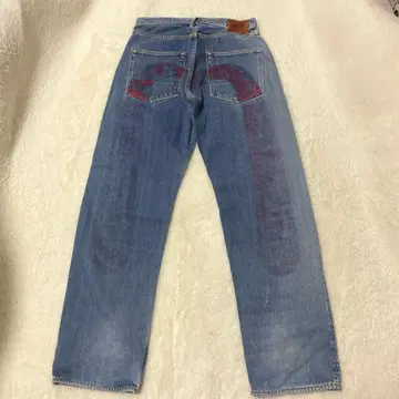 EVISU 에비수 lot2001 NO.2 빅 카모메 레드 적미 일본제