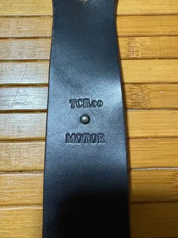 TCB x MOTOR CHROMEXCEL LEATHER SUSPENDER