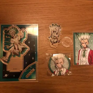 닥터 스톤 크리스마스 콜라보 카페 센쿠 닥터 스톤 100엔샵 콜라보 센쿠