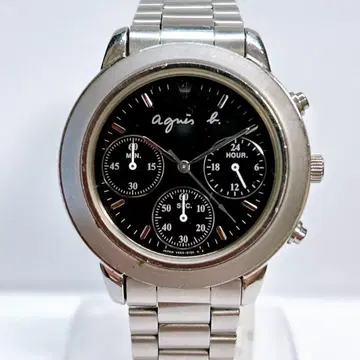 작동 에네스베 남성용 손목시계 크로노그래프 y2k V654