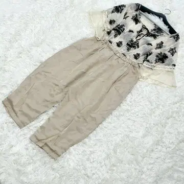 Balcony and Bed 올인원 꽃무늬 레이스 리본 달린 페미닌